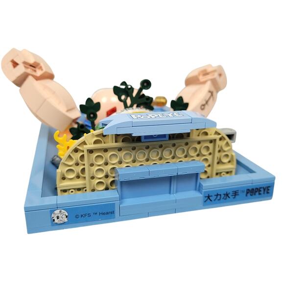 Pantasy Popeye The Sailor 3D Portrait Set 8" 99% Complete Missing Box EUC - Picture 10 of 10